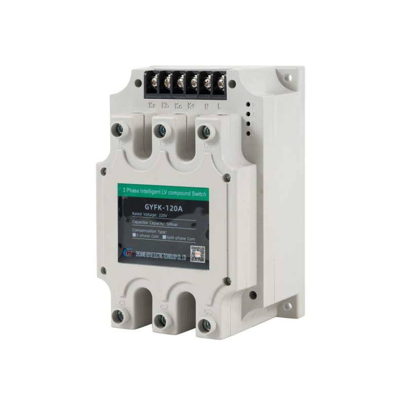 GYFK-120A 220V 50Kvar Split-Phase Compensation Three Phase Intelligent Low Voltage Compound Switch